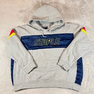 Staple Pigeon Logo Hoodie Size 2XL Grey